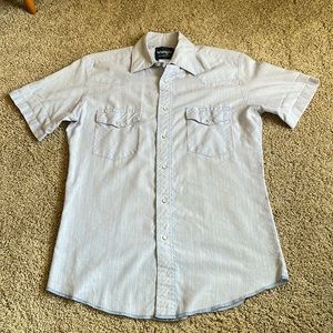 Wrangler Vintage Western Snap Button Up Small